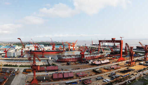 中船長(cháng)興造船基地一期工程民品造船區建設項目后評價(jià) 廠(chǎng)區全貌圖.jpg